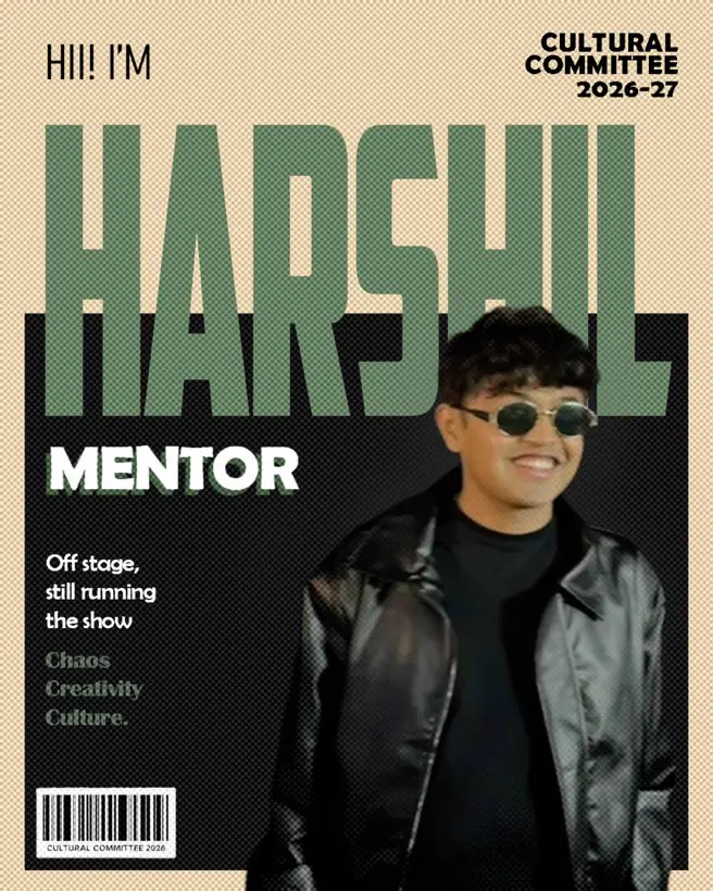 Harshil, Mentor